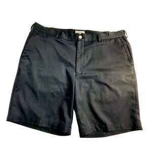 Peter Millar Crown Sport Shorts Men's Size 38 Black Performance Golf Chino